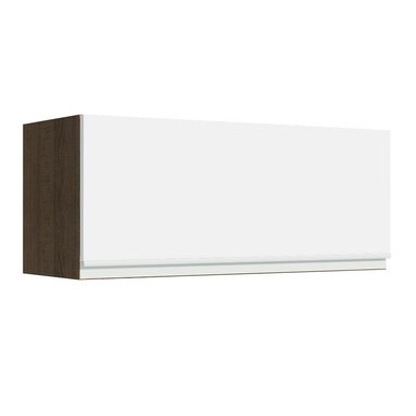 ALACENA DE COCINA MADESA GLAMY 1 PUERTA ABATIBLE 80 CM MARRÓN/BLANCO