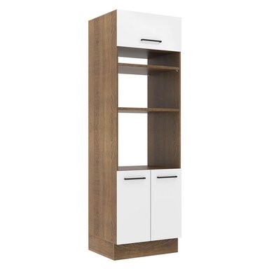 MUEBLE DE COCINA AGATA TORRE PARA HORNOS 70 CM - MARRÓN/BLANCO - 1