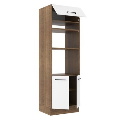 MUEBLE DE COCINA AGATA TORRE PARA HORNOS 70 CM - MARRÓN/BLANCO - 4