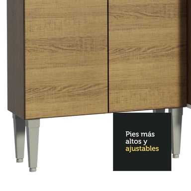 MUEBLE DE COCINA INTEGRAL EMILLY SING 201 CM MARRÓN 01 - 8