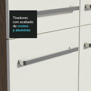 MUEBLE DE COCINA INTEGRAL EMILLY LIVE 513 CM MARRÓN/BLANCO 01 - 6