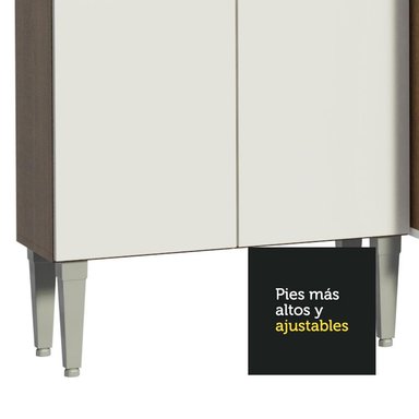 MUEBLE DE COCINA INTEGRAL EMILLY LIVE 513 CM MARRÓN/BLANCO 01 - 7