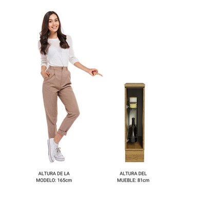 MUEBLE DE COCINA MADESA PORTACONDIMENTOS 20 CM GLAMY Y AGATA MARRÓN - 3