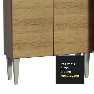 MUEBLE DE COCINA INTEGRAL EMILLY 169CM CON FREGADERO MARRÓN 12 - 8