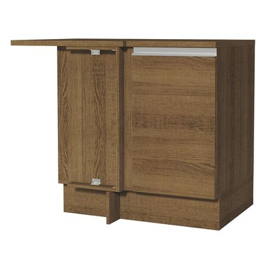 MUEBLE DE COCINA MADESA GLAMY ESQUINERO 1 PUERTA 94 CM MARRÓN