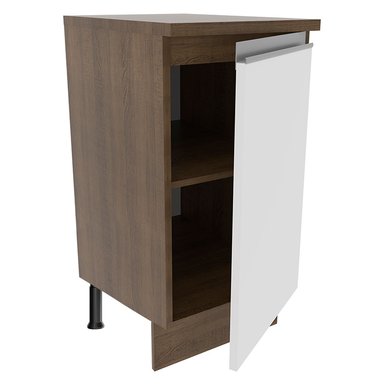 MUEBLE DE COCINA MADESA GLAMY 1 PUERTA 40 CM MARRÓN/BLANCO - 4