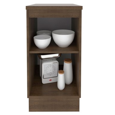MUEBLE DE COCINA MADESA GLAMY 1 PUERTA 40 CM MARRÓN/BLANCO - 5