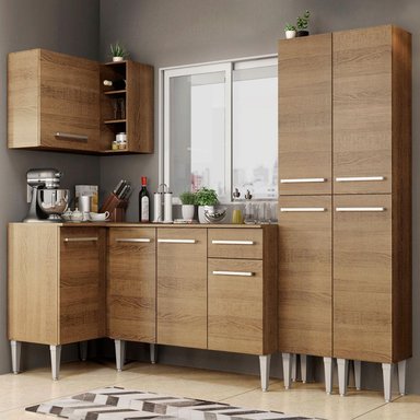 MUEBLE DE COCINA INTEGRAL EMILLY MUSIC 293 CM MARRÓN 02 - 2