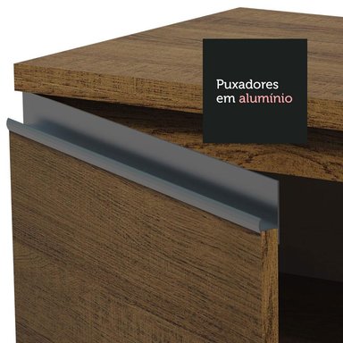 MUEBLE DE COCINA MADESA GLAMY 2 CAJONES 1 PUERTA Y 10 CM MARRÓN - 6