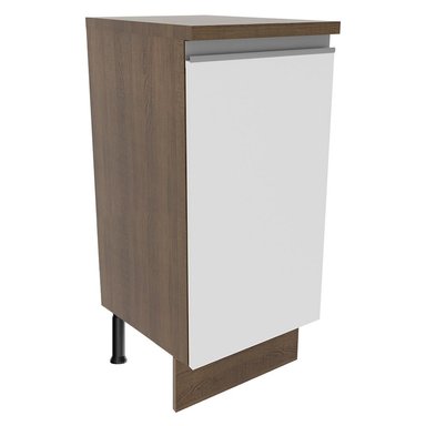 MUEBLE DE COCINA MADESA GLAMY 1 PUERTA 35 CM MARRÓN/BLANCO - 1
