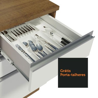 MUEBLE DE COCINA MADESA GLAMY INTEGRAL 200 CM MARRÓN/BLANCO 03 - 8