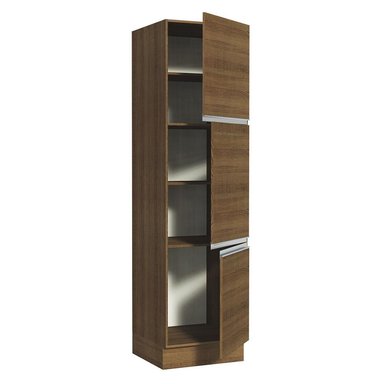 MUEBLE DE COCINA MADESA GLAMY DESPENSA 3 PUERTAS 60 CM MARRÓN - 5