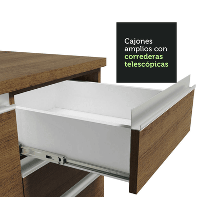 MUEBLE DE COCINA INTEGRAL GLAMY 200 CM - MARRÓN 07 - 7