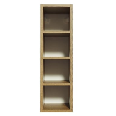 ALACENA DE COCINA MADESA GLAMY PORTA BOTELLAS CON 4 NICHOS 20 CM MARRÓN - 6