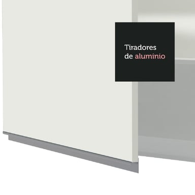 ALACENA DE COCINA MADESA GLAMY 1 PUERTA BASCULANTE 60 CM BLANCO - 6