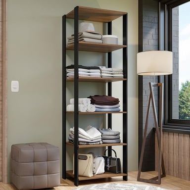 ROPERO MADESA VALENCIA 59 CM NEGRO MARRON - 2