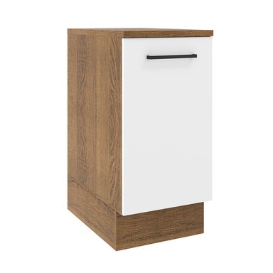 MUEBLE DE COCINA MADESA 1 PUERTA AGATA 35 CM MARRÓN/BLANCO