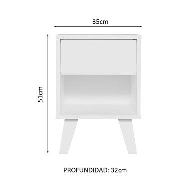 KIT CON 2 VELADORES MADESA - BLANCO - 2
