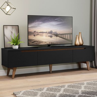 CENTRO DE ENTRETENIMIENTO MESA PARA TV REIMS HASTA 75 PULGADAS - NEGRO - 1