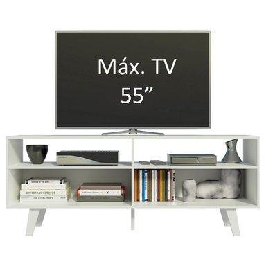 CENTRO DE ENTRETENIMIENTO MESA PARA TV OSLO HASTA 55 PULGADAS - BLANCO - 4