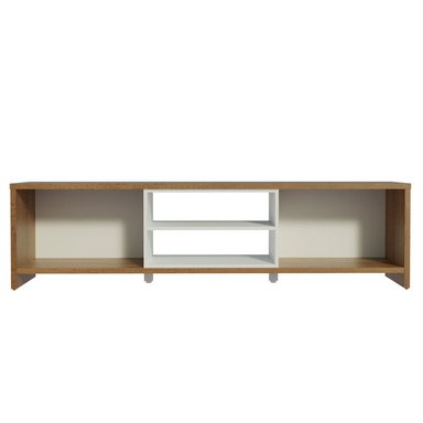 CENTRO DE ENTRETENIMIENTO MESA PARA TV METZ HASTA 75 PULGADAS - MARRÓN/BLANCO - 6
