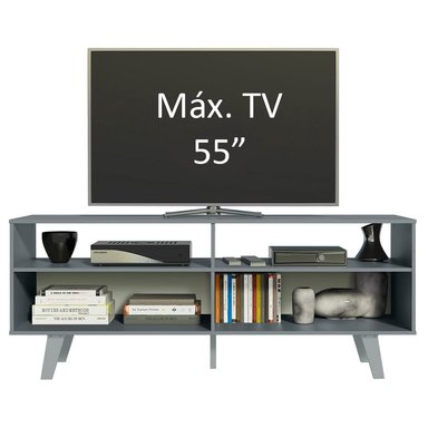 CENTRO DE ENTRETENIMIENTO MESA PARA TV OSLO HASTA 55 PULGADAS - GRIS - 4