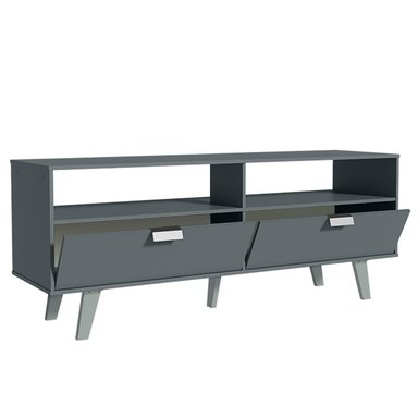 CENTRO DE ENTRETENIMIENTO MESA PARA TV OSLO HASTA 55 PULGADAS - GRIS - 5