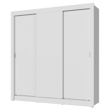 ROPERO NOBRE 3 PUERTAS CORREDIZAS BLANCO