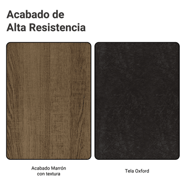 KIT 2 SILLAS DE COMEDOR MADESA 4255 - MARRÓN/NEGRO - 10