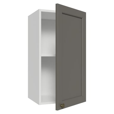 ALACENA DE COCINA VIK 35 CM 1 PUERTA - BLANCO/GRIS - 5