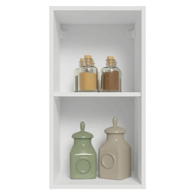 ALACENA DE COCINA VIK 35 CM 1 PUERTA - BLANCO/GRIS - 6