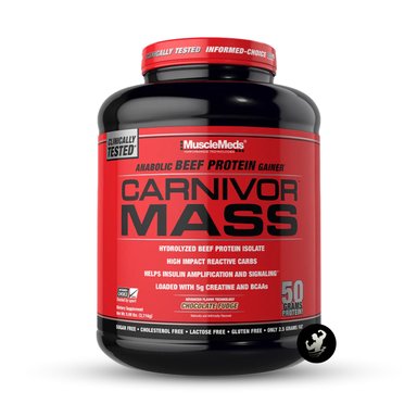 SUPLEMENTO MUSCLEMEDS CARNIVOR MASS 5.9 LB CHOCOLATE FUDGE