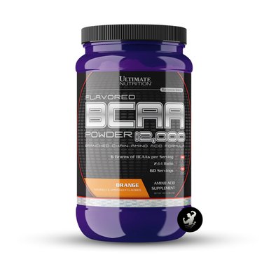 SUPLEMENTO ULTIMATE NUTRITION FLAVORED BCAA POWDER 12000 60 SERV ORANGE