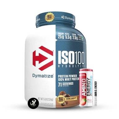 SUPLEMENTO DYMATIZE ISO 100 HYDROLYZED 5 LB GOURMET CHOCOLATE