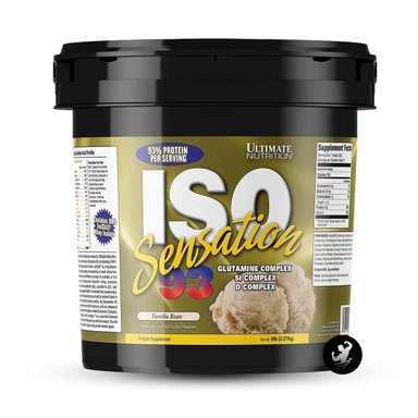 PROTEÍNA ULTIMATE NUTRITION ISO SENSATION 93 5 LB VANILLA BEAN