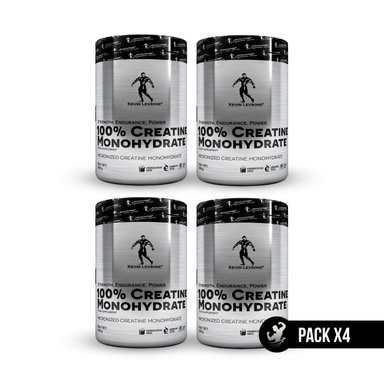 CREATINA KEVIN LEVRONE MONOHIDRATADA 300 GR PACK X4
