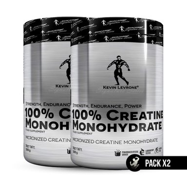 CREATINA KEVIN LEVRONE MONOHIDRATADA 300 GR PACK X2