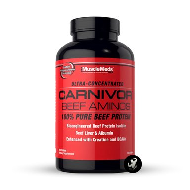 AMINOÁCIDOS MUSCLEMEDS CARNIVOR BEEF AMINOS 300 TABS