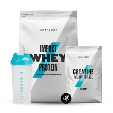 PROTEÍNA MYPROTEIN PACK IMPACT WHEY PROTEIN 1 KG VANILLA + CREATINA 1 KG