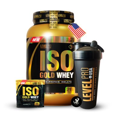 SUPLEMENTO LEVEL PRO ISO GOLD WHEY 2.43 LB VANILLA