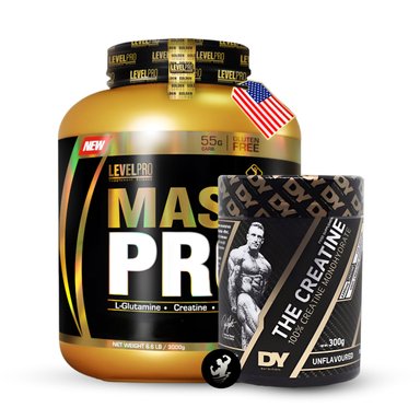 PACK MASS PRO 6.6 LB (CHOCOLATE) + CREATINA DORIAN YATES 300 GR