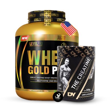 PACK WHEY GOLD PRO 6.6 LB (CHOCOLATE) + CREATINA DORIAN YATES 300 GR
