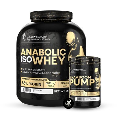 PACK ANABOLIC ISO WHEY 2 KG (SNIKERS) + SHAABOOM PUMP 44 SERV