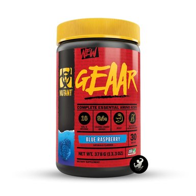 SUPLEMENTO MUTANT EAA GEAAR 400 GR BLUE RASPBERRY
