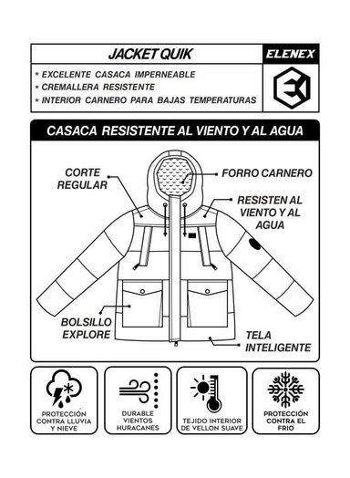 CASACA PARA HOMBRE ELENEX - 6