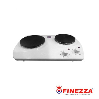 FINEZZA COCINA ELÉCTRICA 2 HORNILLAS FZ-203D3B BLANCO