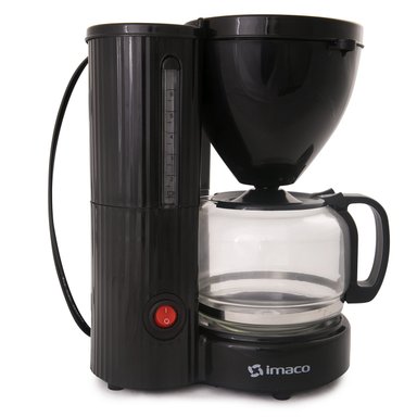 CAFETERA ELÉCTRICA IMACO ICM608N 6 A 8 TAZAS NEGRO