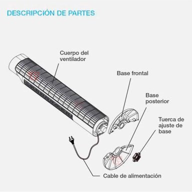 VENTILADOR DE AIRE SOLE TIPO TORRE SOLE 76CM SOLAIR019 - 6