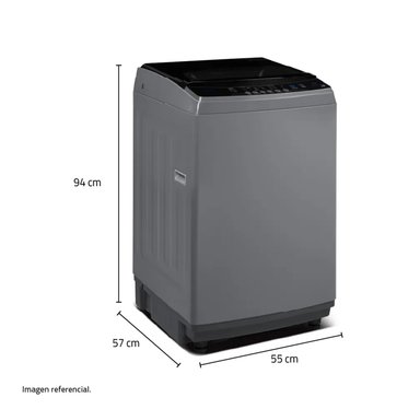 LAVADORA AUTOMATICA DE 11KG  INDURAMA LRI-11DGR GRIS OSCURO - 5