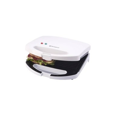 SANDWICHERA GRILL ANTIADHERENTE 750W ISG101 BLANCO